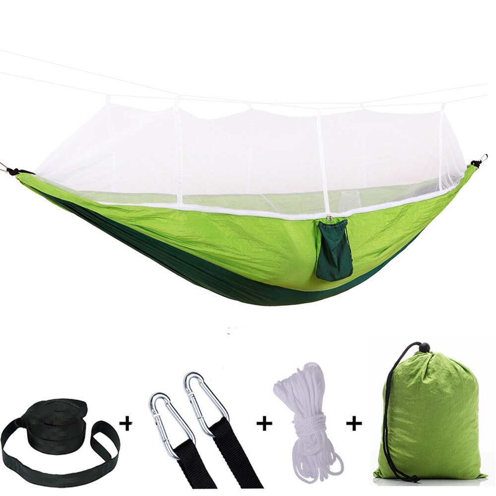 Cheap Goat Tents Parachute Fabric Portable Outdoor Camping Hammock with Mosquito Net  Hanging Swing Sleeping Bed Tree Tent   